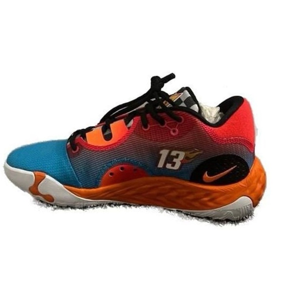 Nike Other - Nike PG 6 Hot Wheels NRG Laser Blue/Red/Orange Basketball Shoes